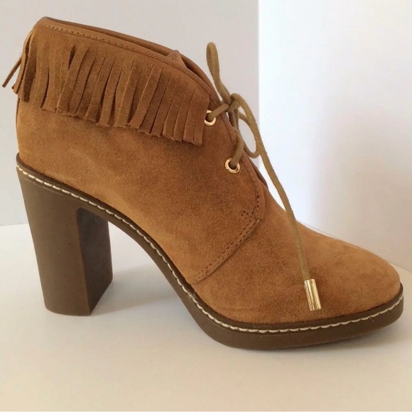 Tory Burch Hillary 100 MM Fringe Bootie size 9 - Picture 2 of 5
